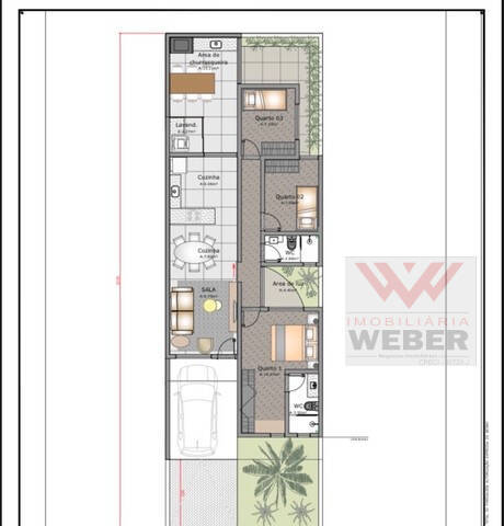 Casa à venda com 3 quartos, 106m² - Foto 2