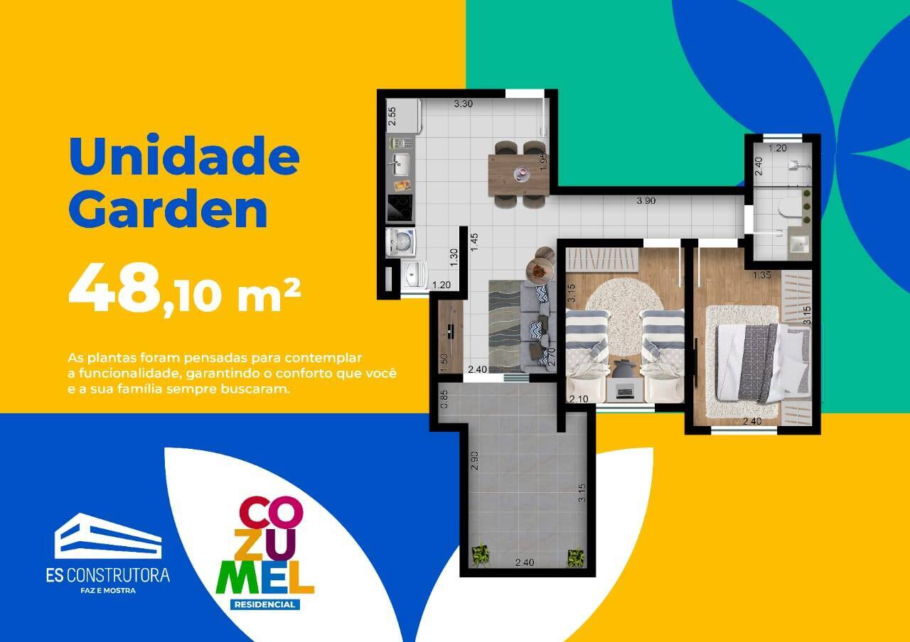 Apartamento à venda com 2 quartos, 45m² - Foto 21